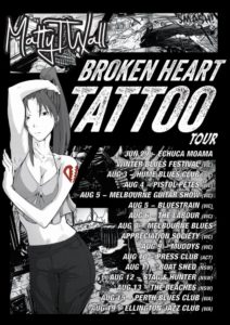The Press Club (ACT) - Broken Heart Tattoo tour - Matty T Wall